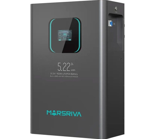 Акумуляторна батарея Marsriva MR-LFP48-100-WMD LiFePO4, 51.2V, 102Ah, 5.22KWH