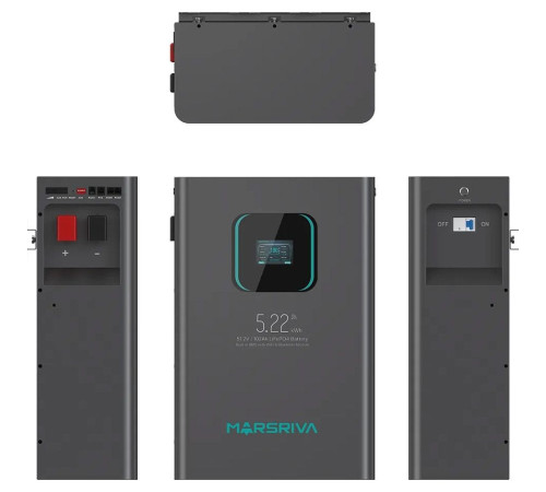 Акумуляторна батарея Marsriva MR-LFP48-100-WMD LiFePO4, 51.2V, 102Ah, 5.22KWH