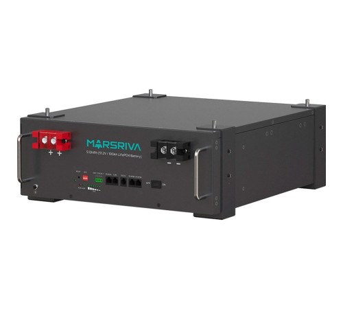 Акумуляторна батарея Marsriva MR-LFP5.12-LRT LiFePO4, 51.2V, 100Ah, 5120Wh