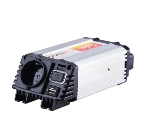 Перетворювач напруги 12V-220V 300W USB-5VDC2.0A Pulso IMU-320